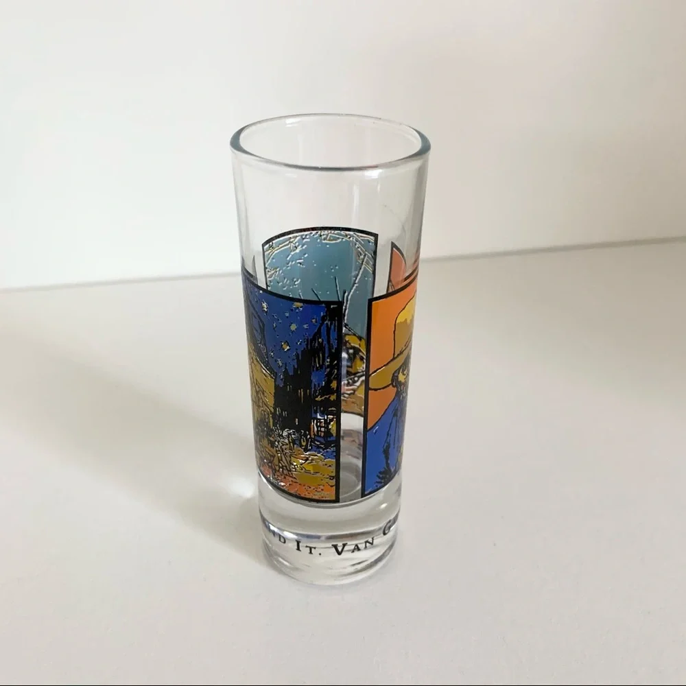 NWOT Van Gogh vodka shot glass